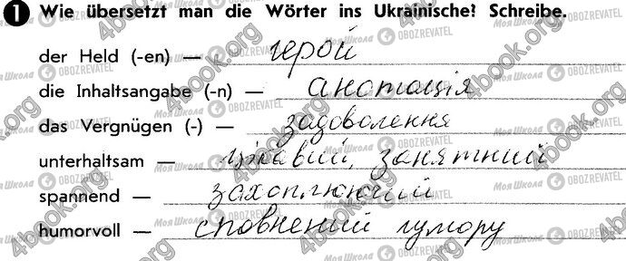 ГДЗ Німецька мова 10 клас сторінка Стр47 Впр1